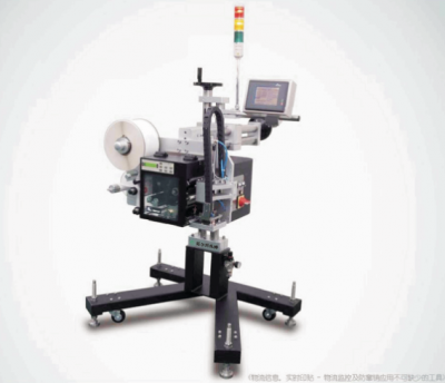 Real-time printing labeling machine